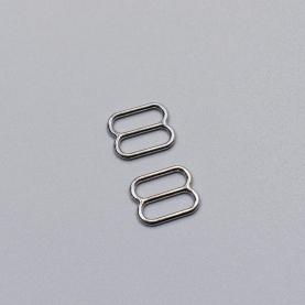 Silver slider for bra, 10 mm (613 DG/10) (009800)