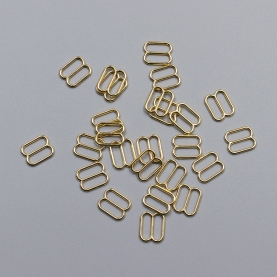 Gold slider for bra, 10 mm (613 DG/10) (009802)