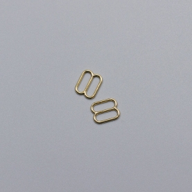 Gold slider for bra, 10 mm (613 DG/10) (009802)