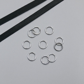 Silver ring for bra, 8mm (6 DG/8), Wissner (009807)