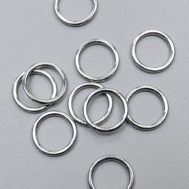 Silver ring for bra, 8mm (6 DG/8), Wissner (009807)