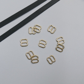 Gold slider for bra, 8 mm (613 DG/8) (009808)