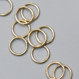 Gold ring for bra, 8 mm (6 DG/8), Wissner (009809)