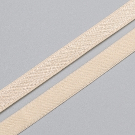 Beige elastic bra strap, 10 mm, 740/10 (lauma 126) (001000)