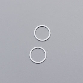 White ring for bra, 18 mm (lauma 001) (ARTA-F) (011871)