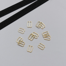 Gold slider for bra, 12 mm (613 DG/12) (012314)