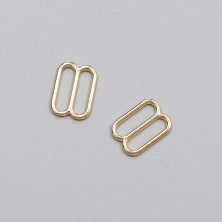 Gold slider for bra, 12 mm (613 DG/12) (012314)