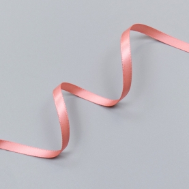 Light coral satin ribbon, 6 mm, ARTA-F (012889)