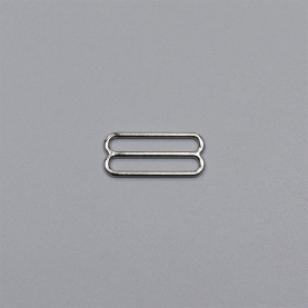 Silver slider for bra, 20 mm (613 DG/20) (013771)