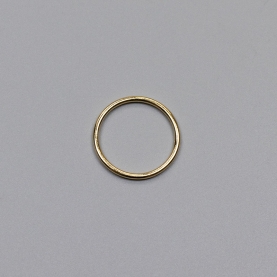 Gold ring for bra, 18 mm (6 DG/18), Wissner (013773)