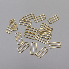 Gold slider for bra, 20 mm (613 DG/20) (013774)