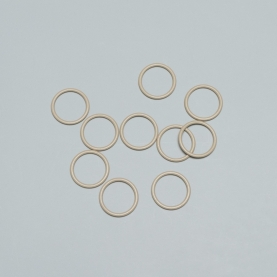 Roasted almond ring for bra, 14 mm (lauma 775) (ARTA-F) (001023)