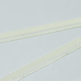 Light elastic ribbon, 9 mm, cream (001064)