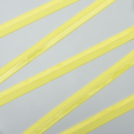 Fold over ribbon, 15 mm, lemon (001070)