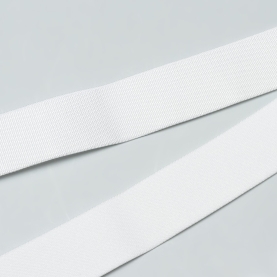 White elastic bra strap, 20 mm (lauma 001) (001073)