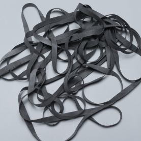 Rubber elastic for swimwear, 8x0.7mm, grey (001101)