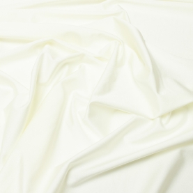 Shiny biflex fabric, ivory (lauma 004) (001139)