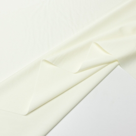 Shiny biflex fabric, ivory (lauma 004) (001139)