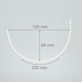 Bra žice, 95B (230 mm), Galbline, par (001102)