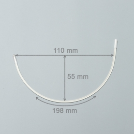 Bra underwires, 80B (198 mm), Galbline, pair (001105)