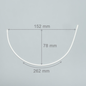 Bra žice, 105B, Galbline (262 mm), tip 2, par (001109)