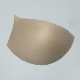 Bra cups, angled, 85B, beige, pair (001114)