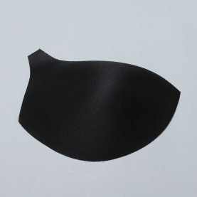 Bra cups, angled, 85B, black, pair (001132)