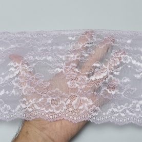 Elastic lace for lingerie, 17.5 cm, moonshadow (001189)