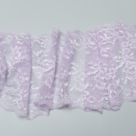 Elastic lace for lingerie, 17.5 cm, moonshadow (001189)