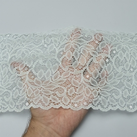 Elastic lace for lingerie, 16.5 cm, spearmint (001191)