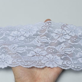 Elastic lace for lingerie, 12 cm, light blue (001195)