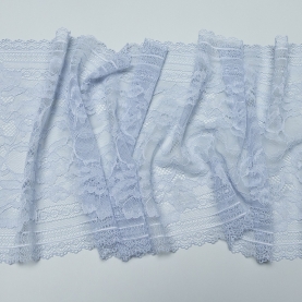 Elastic lace for lingerie, 22 cm, ice blue (001199)