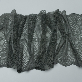 Elastic lace for lingerie, 22 cm, deep wood (001217)