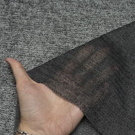 Woven interlining fabric, 65 g/m2, 90 cm, black (Kufner) (001280)