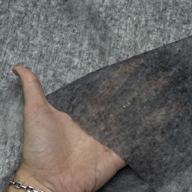 Non-woven flizelin, 35 g/m2, 90 cm, grey melange (Kufner) (001282)