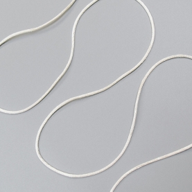 Rattail satin cord 2 mm, ivory (001303)