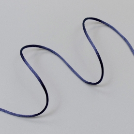 Rattail satin cord 2 mm, dark blue (001307)