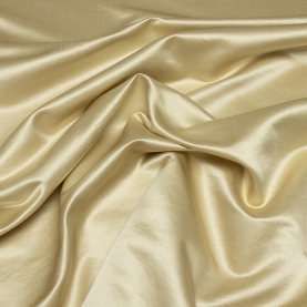 Duchesse silk fabric, beige (001316)