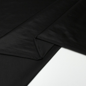 Duchesse silk fabric, black (001320)