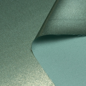 Gold-plated silk fabric, turquoise (001321)