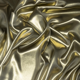 Gold-plated silk fabric, bronze (001322)