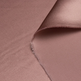 Crepe satin fabric, dark pink powder (001325)