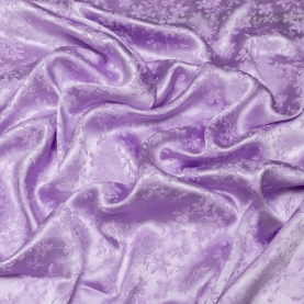 Silk jacquard fabric, lavender (001326)