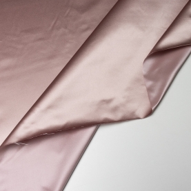 Duchesse silk fabric, pink powder (001329)