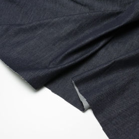 Denim fabric, dark blue cotton (001343)