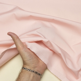 Heavy poplin fabric, light pink (001350)