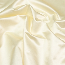 Duchesse silk-cotton fabric, cream (001443) 