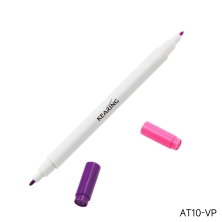 Dual color air erasable pen, violet-pink, Kearing (001446)