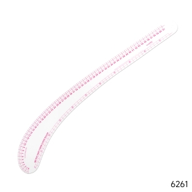 6261 Plastic curve ruler 61 cm, Kearing (001456)